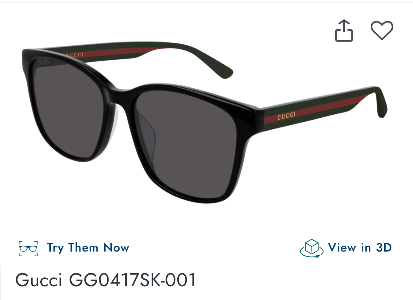 Gucci Gucci web sunglasses