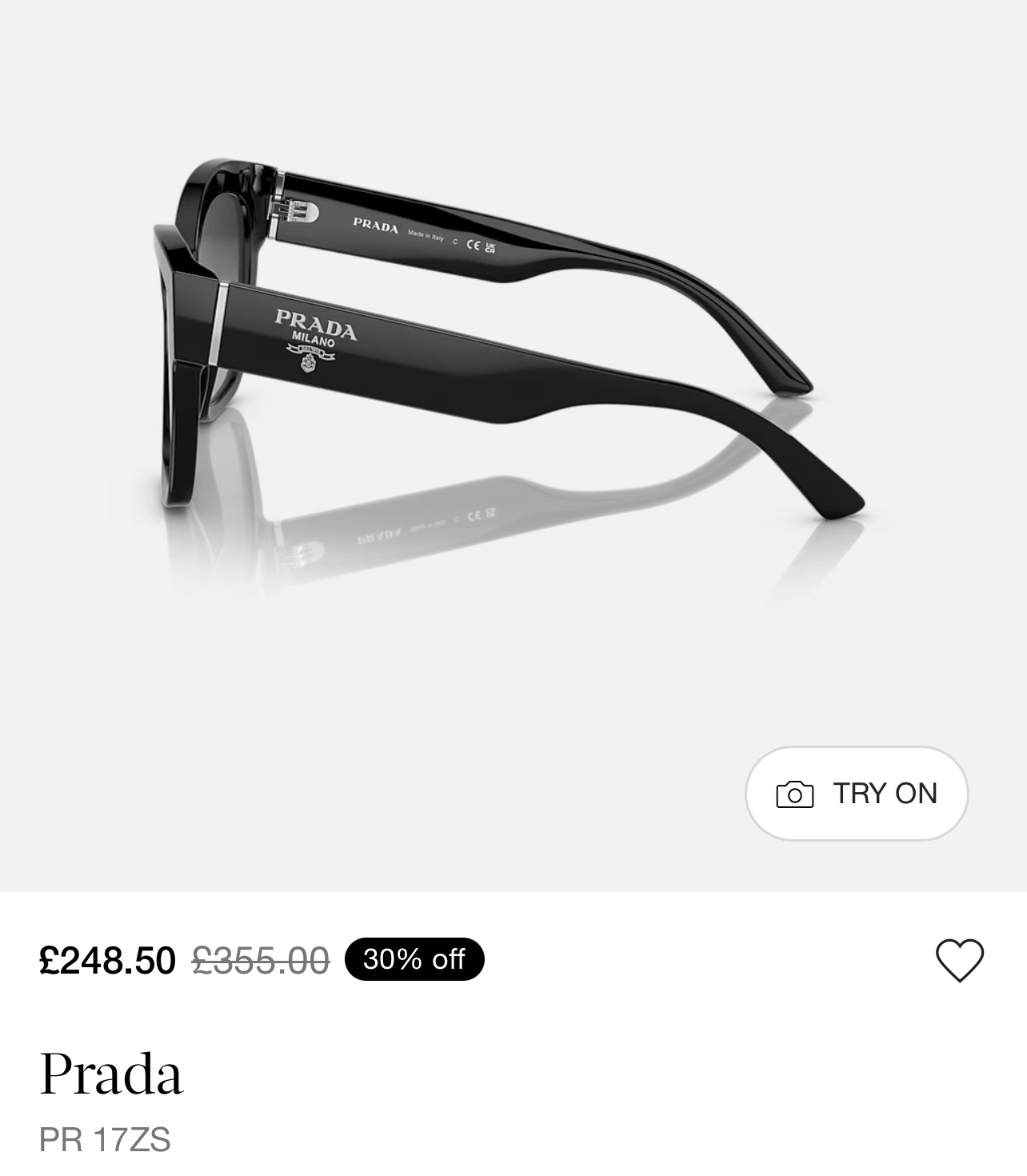 Prada Square Sunglasses
PR 17ZS