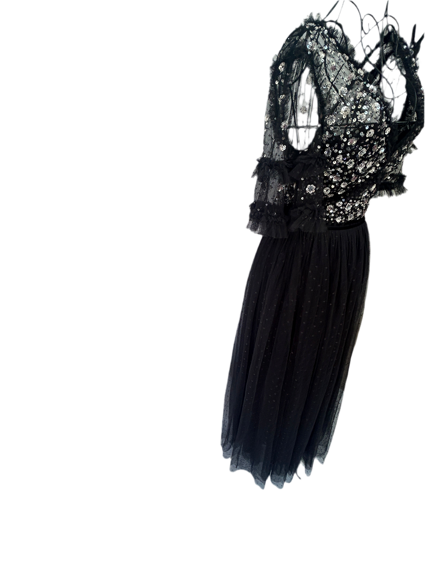 NEEDLE & THREAD
Maybelle Sequin-embellished Gown in Tulle, new with tags