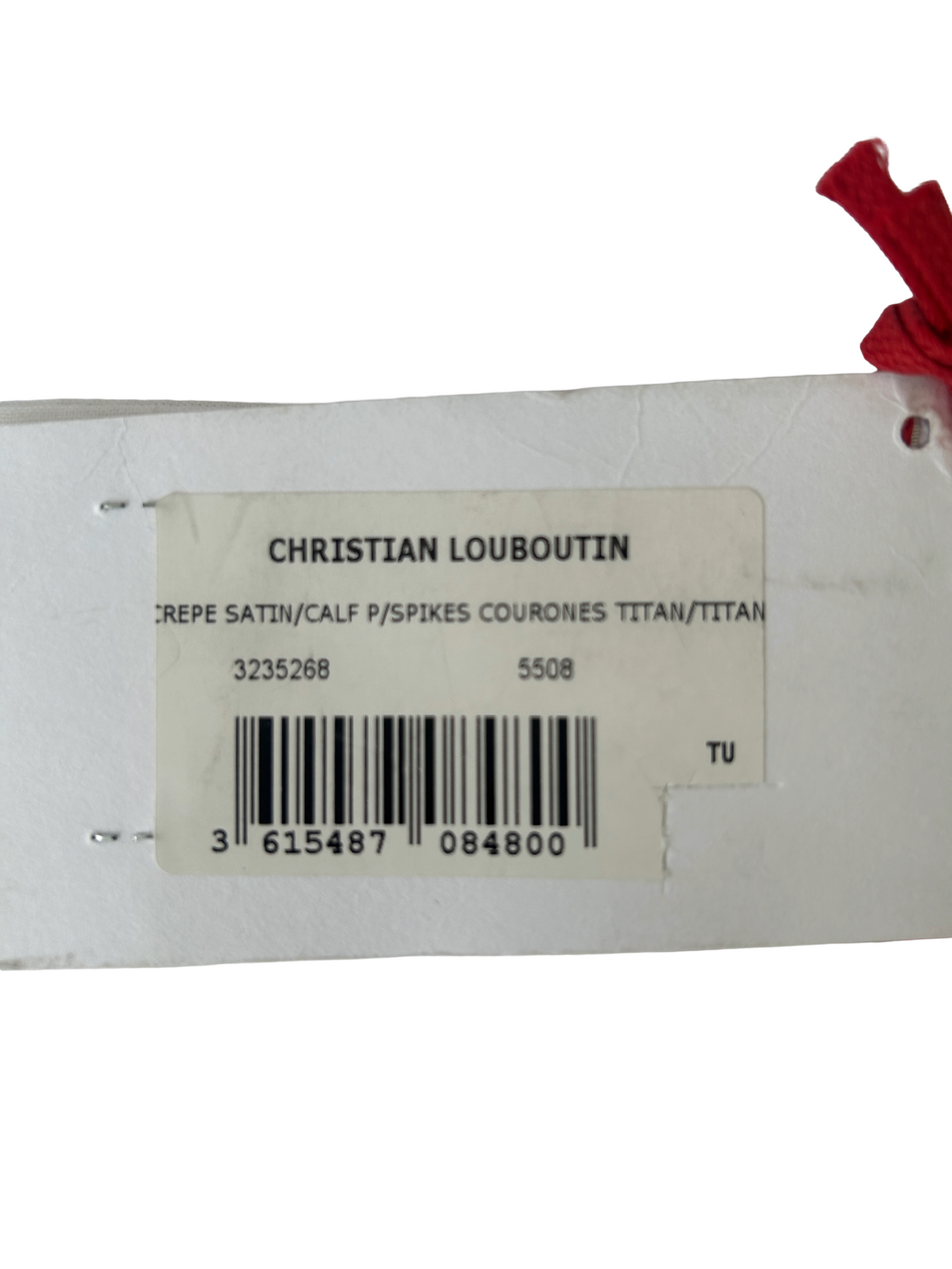 Christian Louboutin Cabachic mini crepe satin & leather tote bag