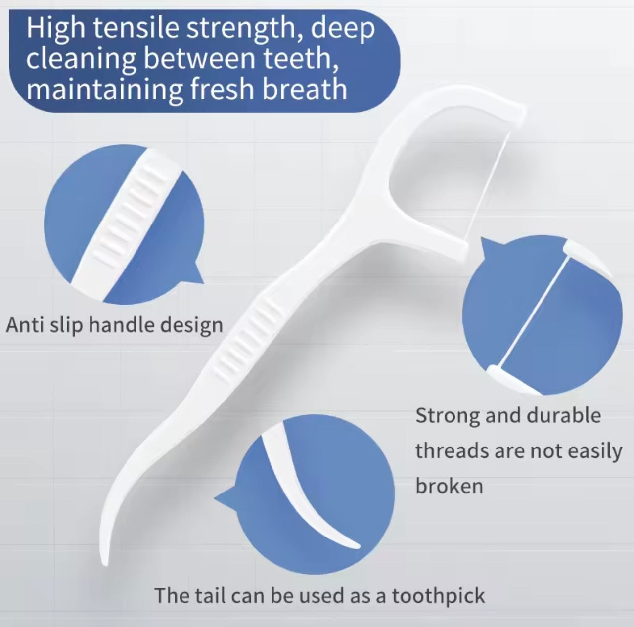 150pk Dental Floss Sticks Interdental Tooth Harps Teeth Picks Oral Plaque
Care