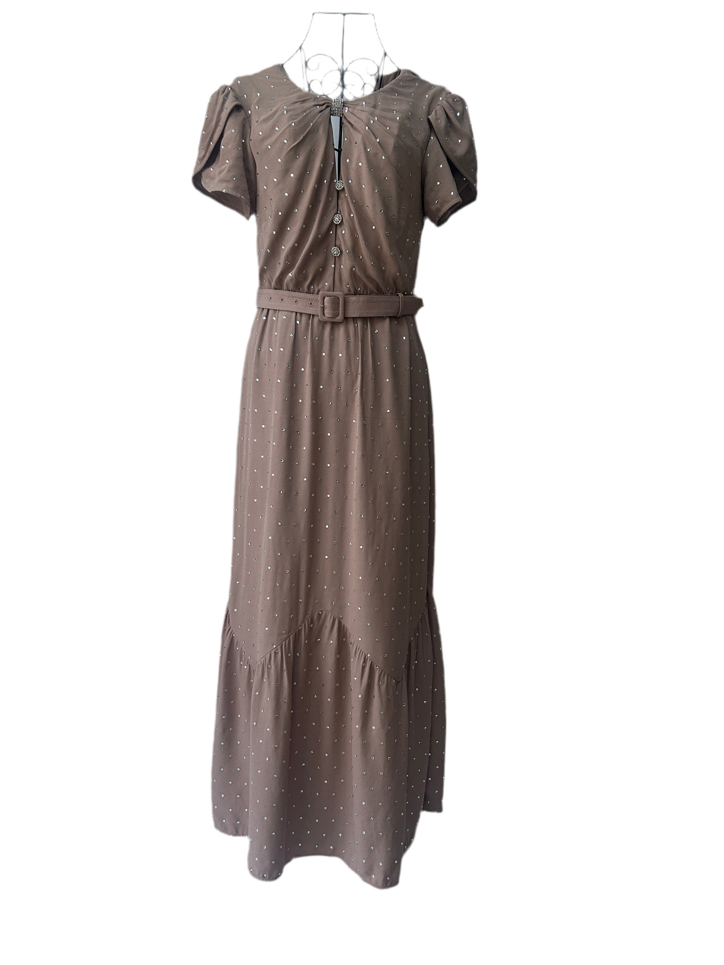 SELF-PORTRAIT
Diamante Embellished Crepe Dress
