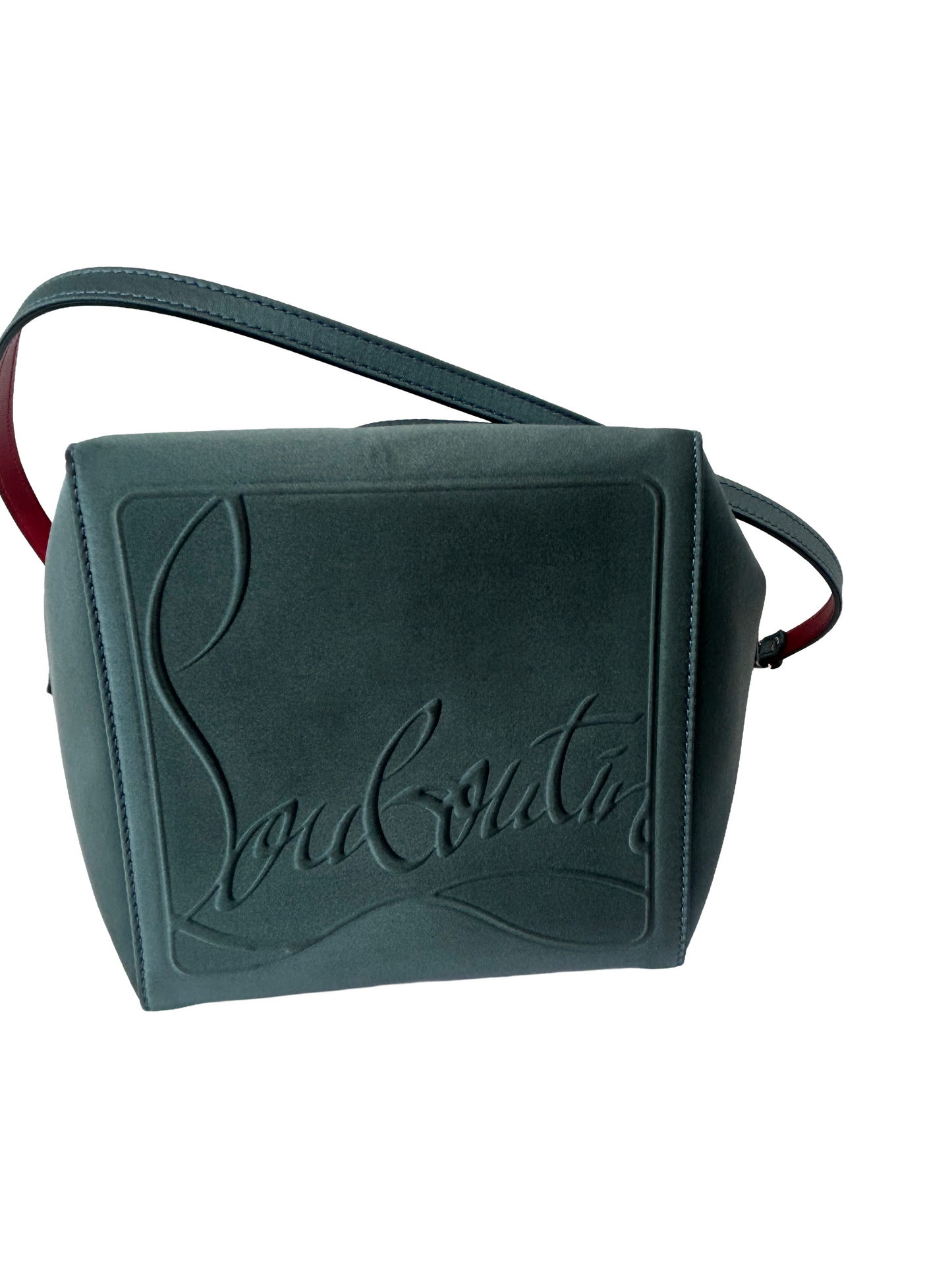 Christian Louboutin Cabachic mini crepe satin & leather tote bag