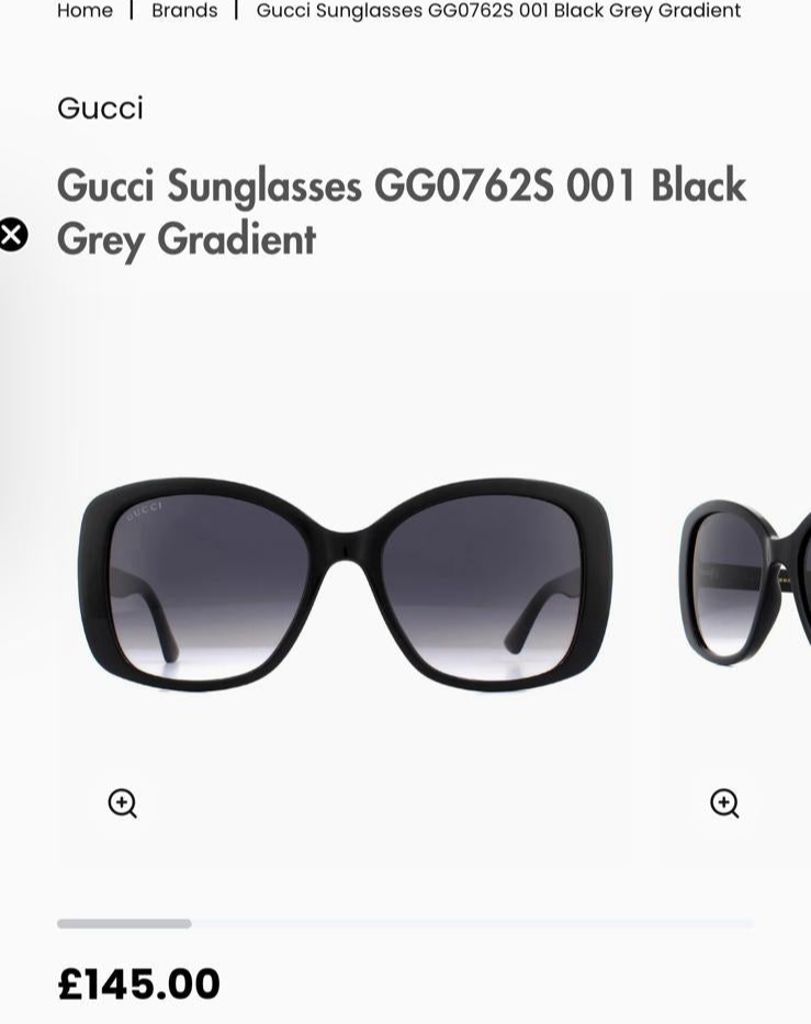 Gucci sunglasses GG0762S 001