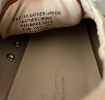 Tory Burch Suede
Colorblock Pattern, ivory and rust