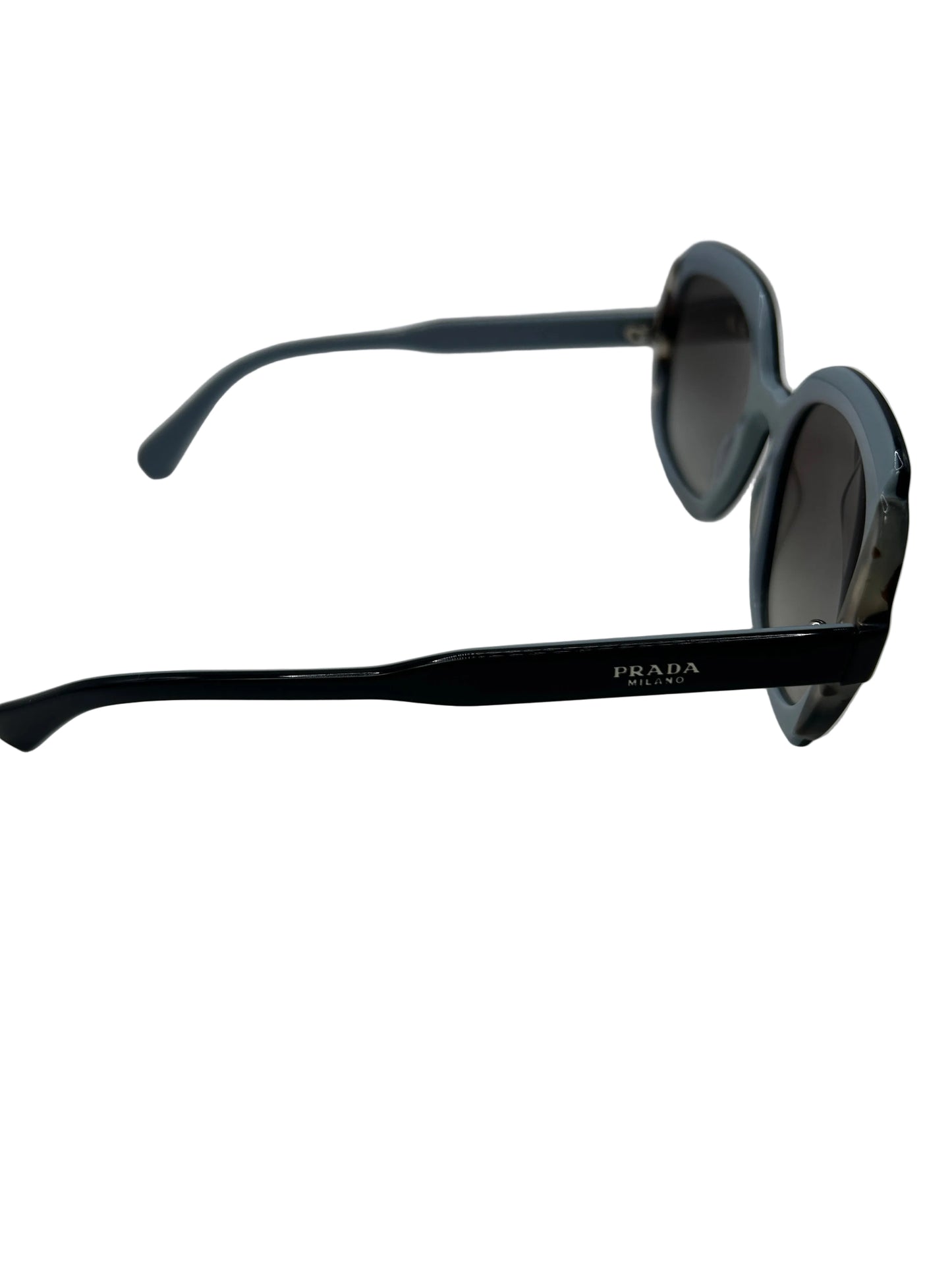 Prada Black/Blue Gradient Square Sunglasses SPR16U-F - 54 mm