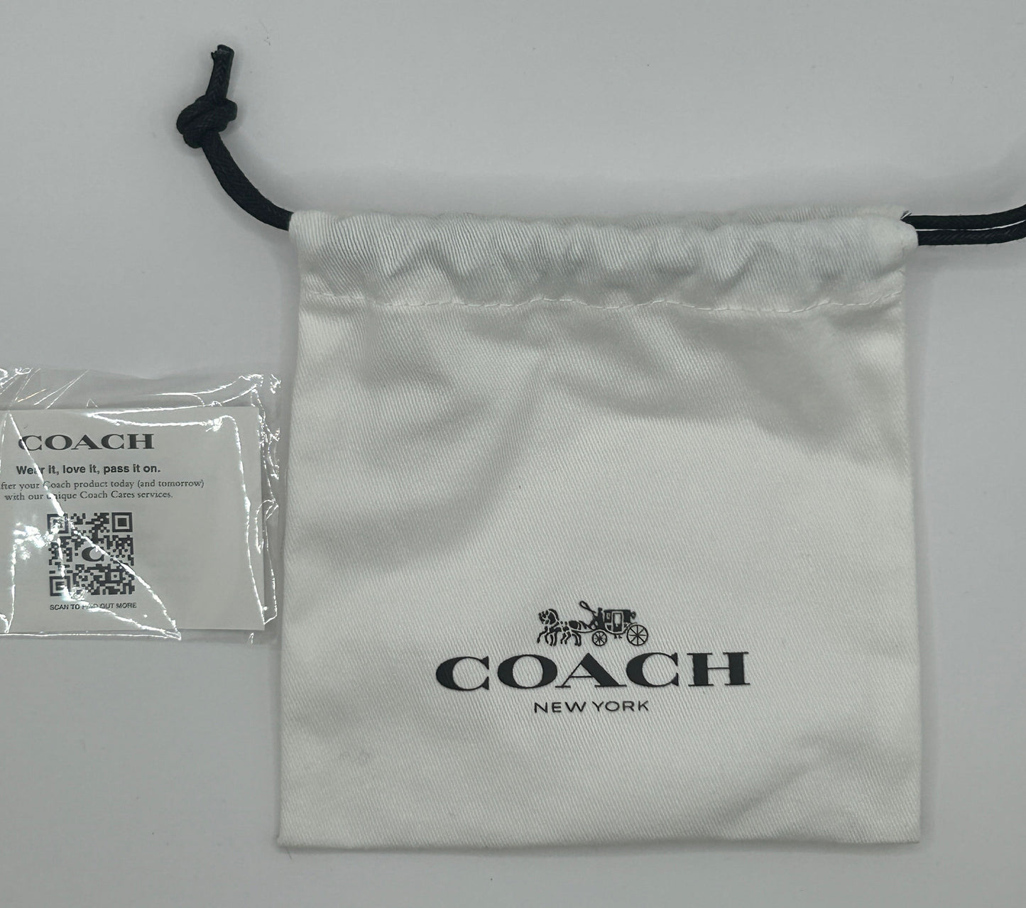 Coach Interlocking Signature C Stone Bangle Bracelet Set in tri-tone metal with crystal details