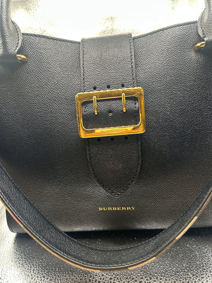 Burberry Buckle Tote Medium Black
