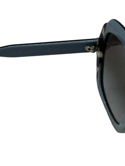 Prada Black/Blue Gradient Square Sunglasses SPR16U-F - 54 mm