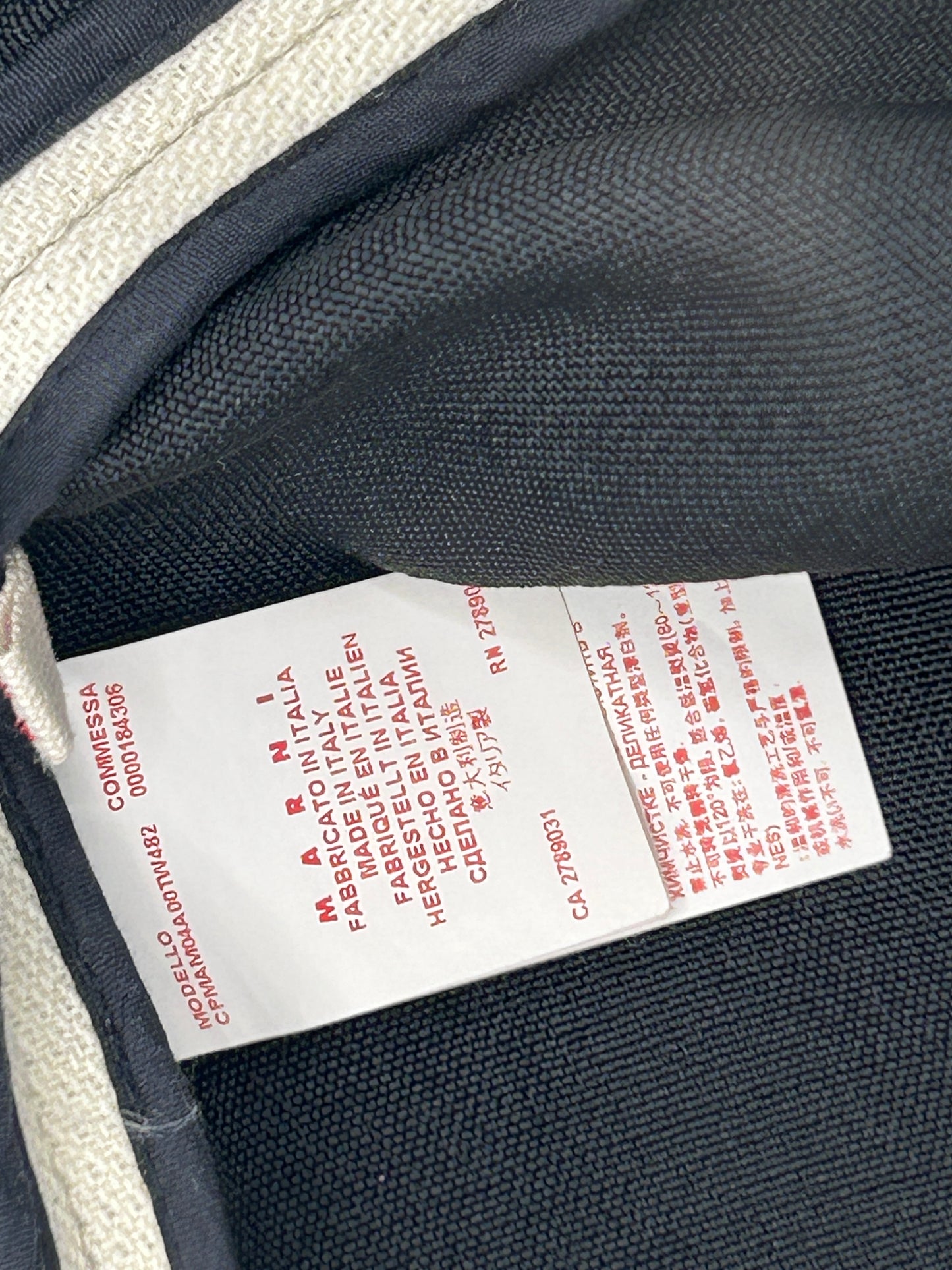 Marni double breasted beige pea coat