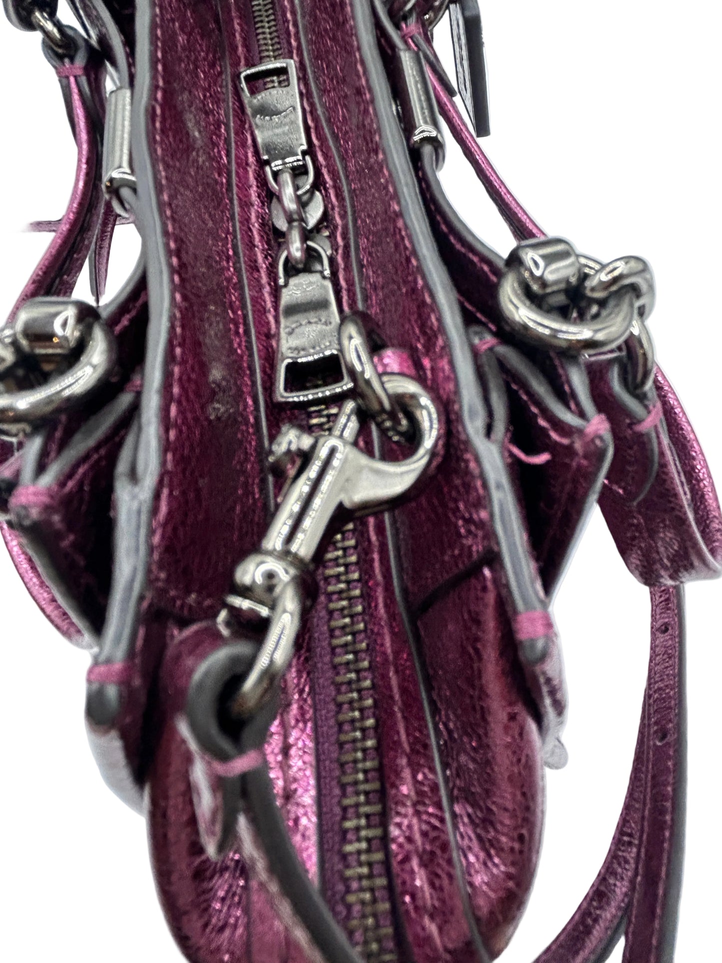 Coach Metallica Leather Dreamer Satchel 21