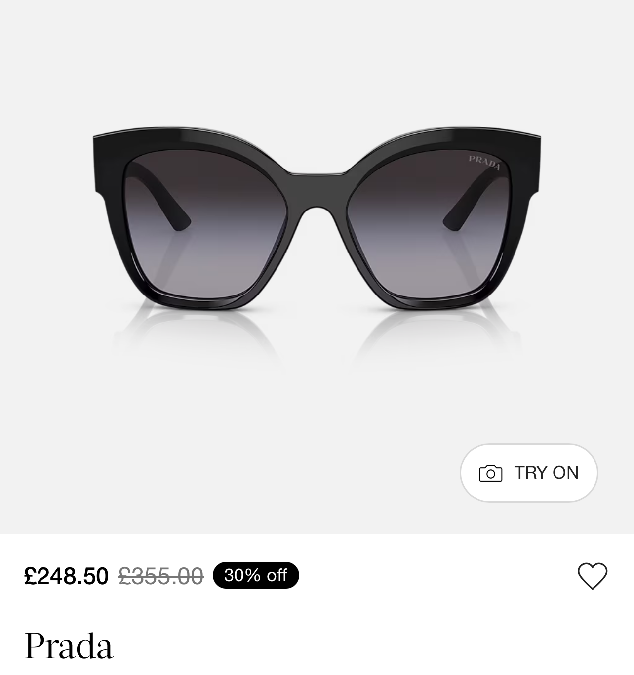 Prada Square Sunglasses
PR 17ZS