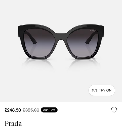 Prada Square Sunglasses
PR 17ZS