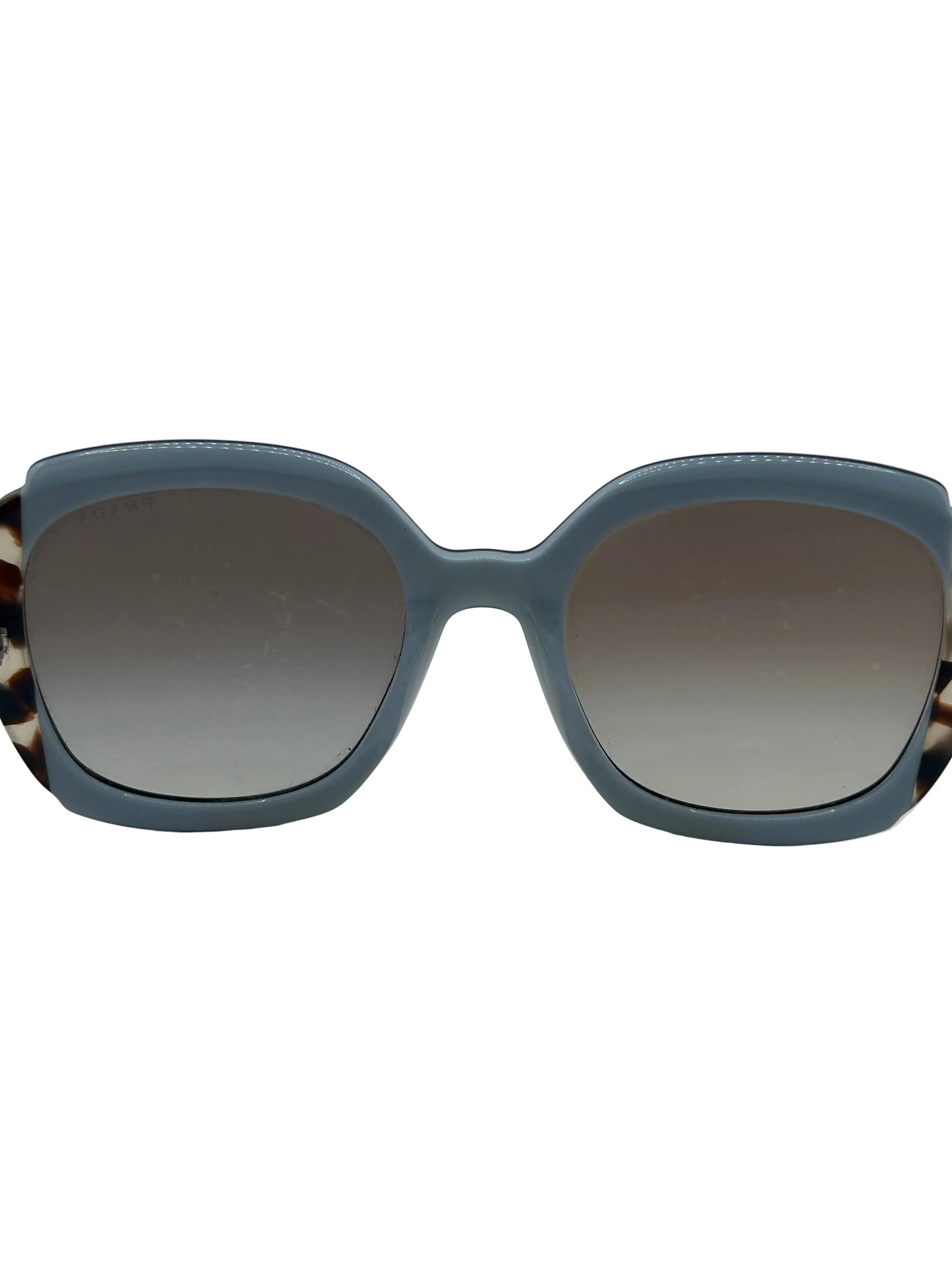 Prada Black/Blue Gradient Square Sunglasses SPR16U-F - 54 mm