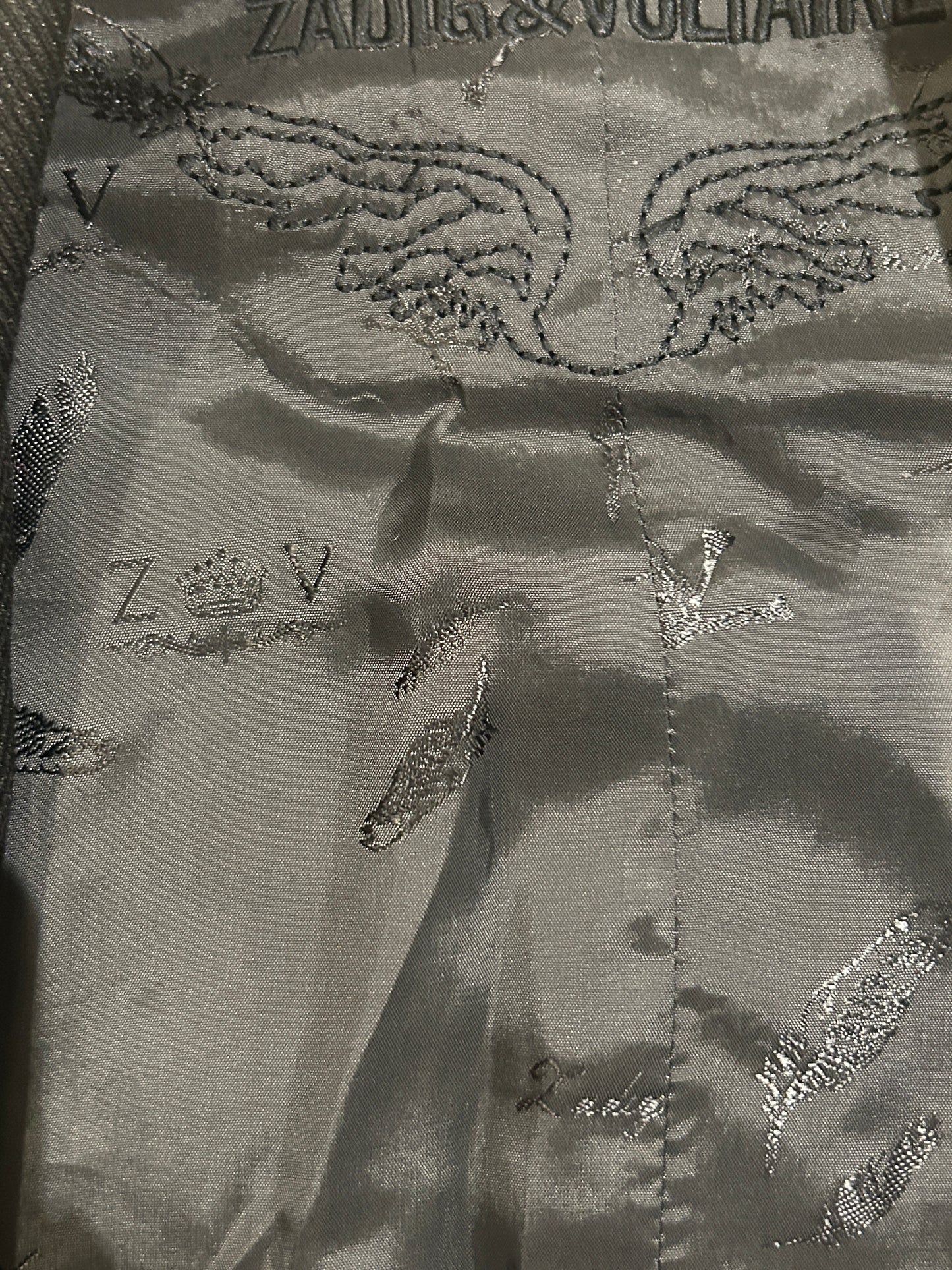 Zadig & Voltaire black May coat -Small