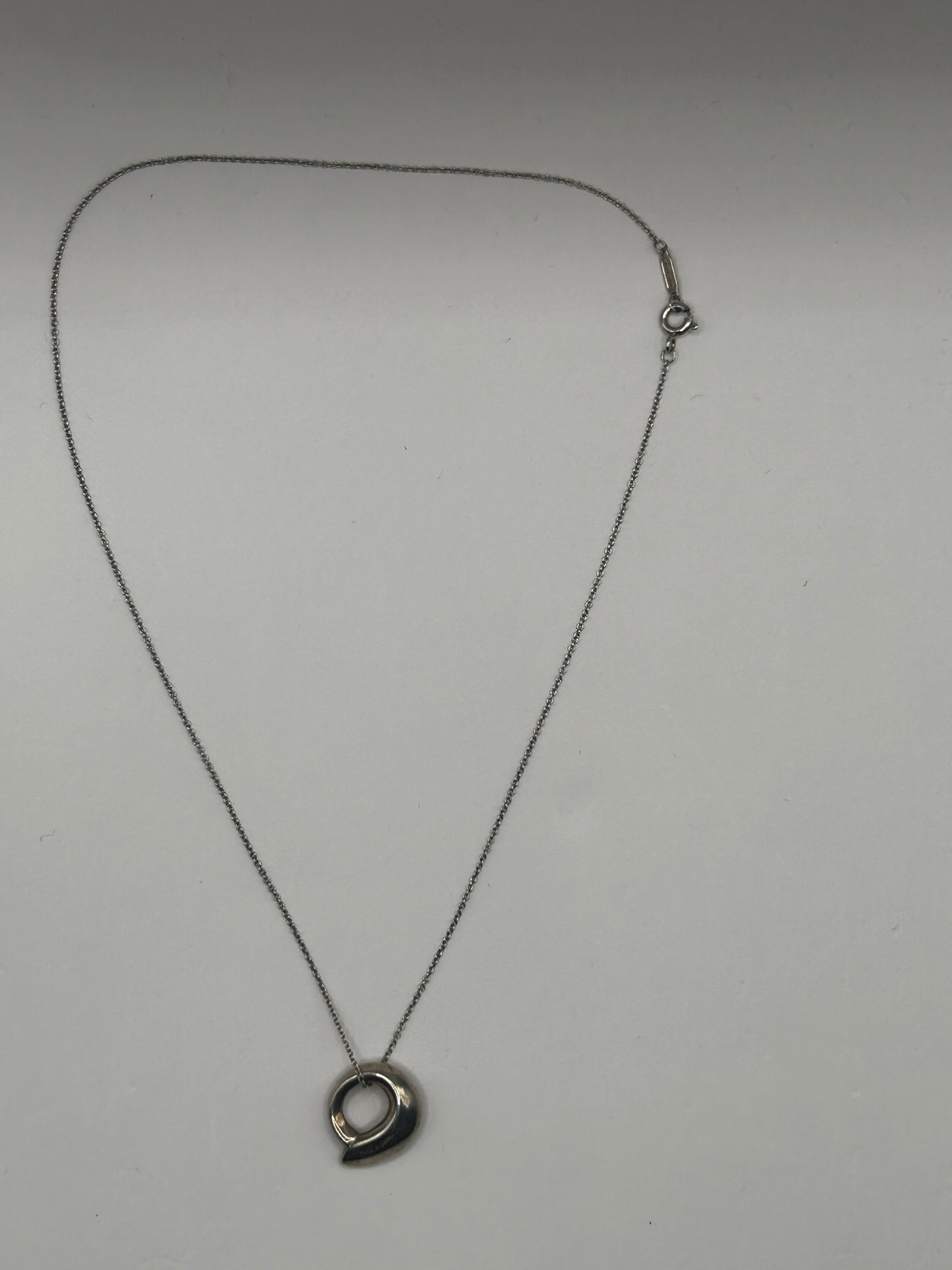 Tiffany & Co. Frank Gehry Fish Circle Pendant Necklace