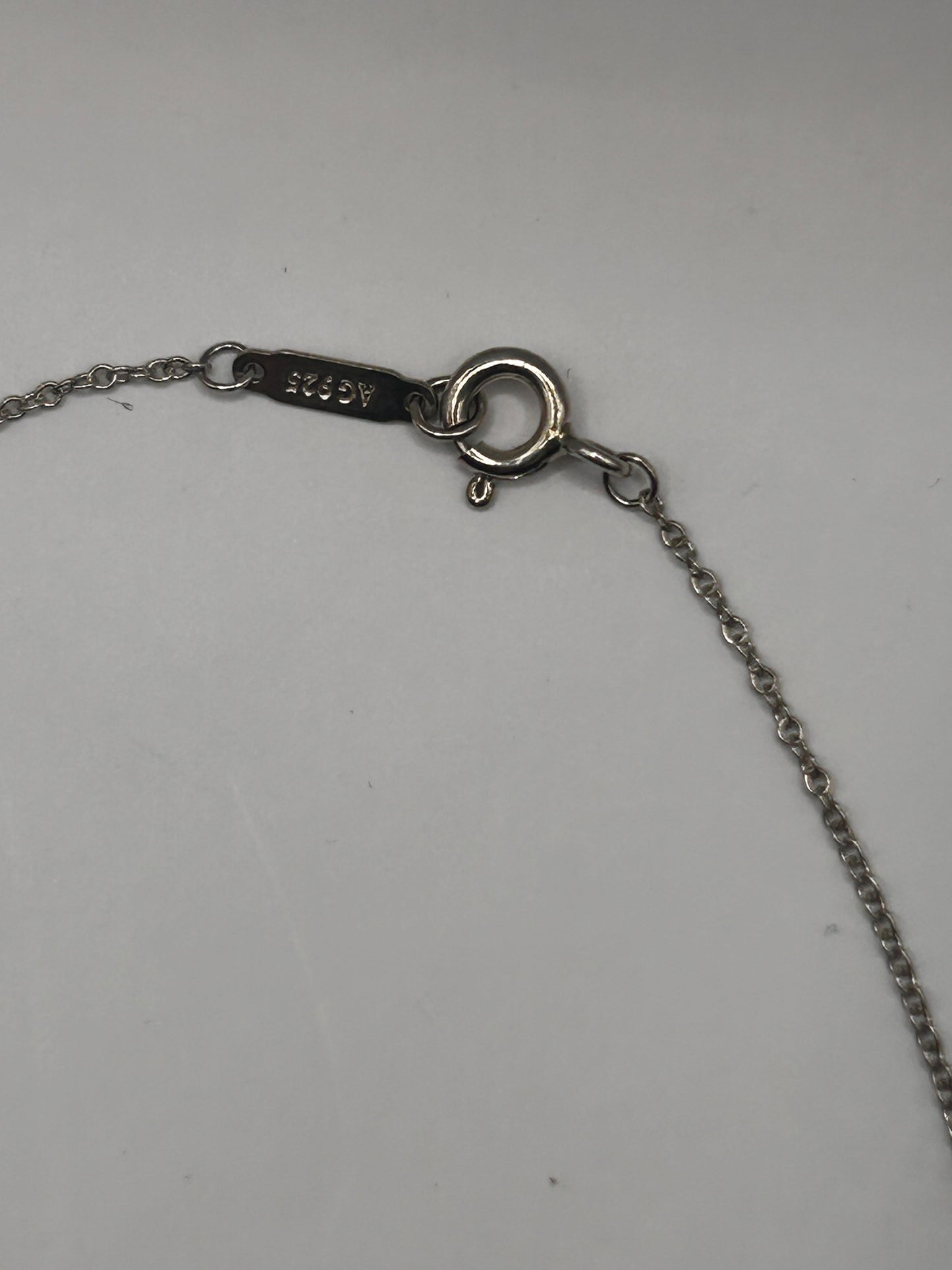 Tiffany & Co. 1837
Interlocking Circles Pendant in sterling silver, highlighted by its signature engraved hallmark and interlocking ring design.