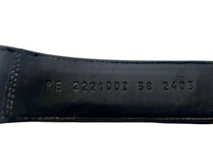 Hermès Chypre sandals in black calfskin leather