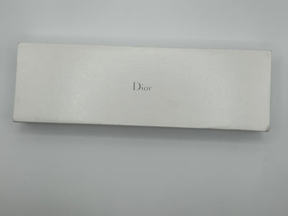 CHRISTIAN DIOR vintage silver tone chain necklace
