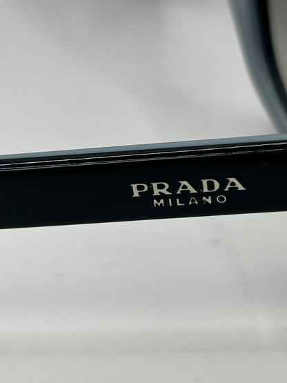 Prada Black/Blue Gradient Square Sunglasses SPR16U-F - 54 mm