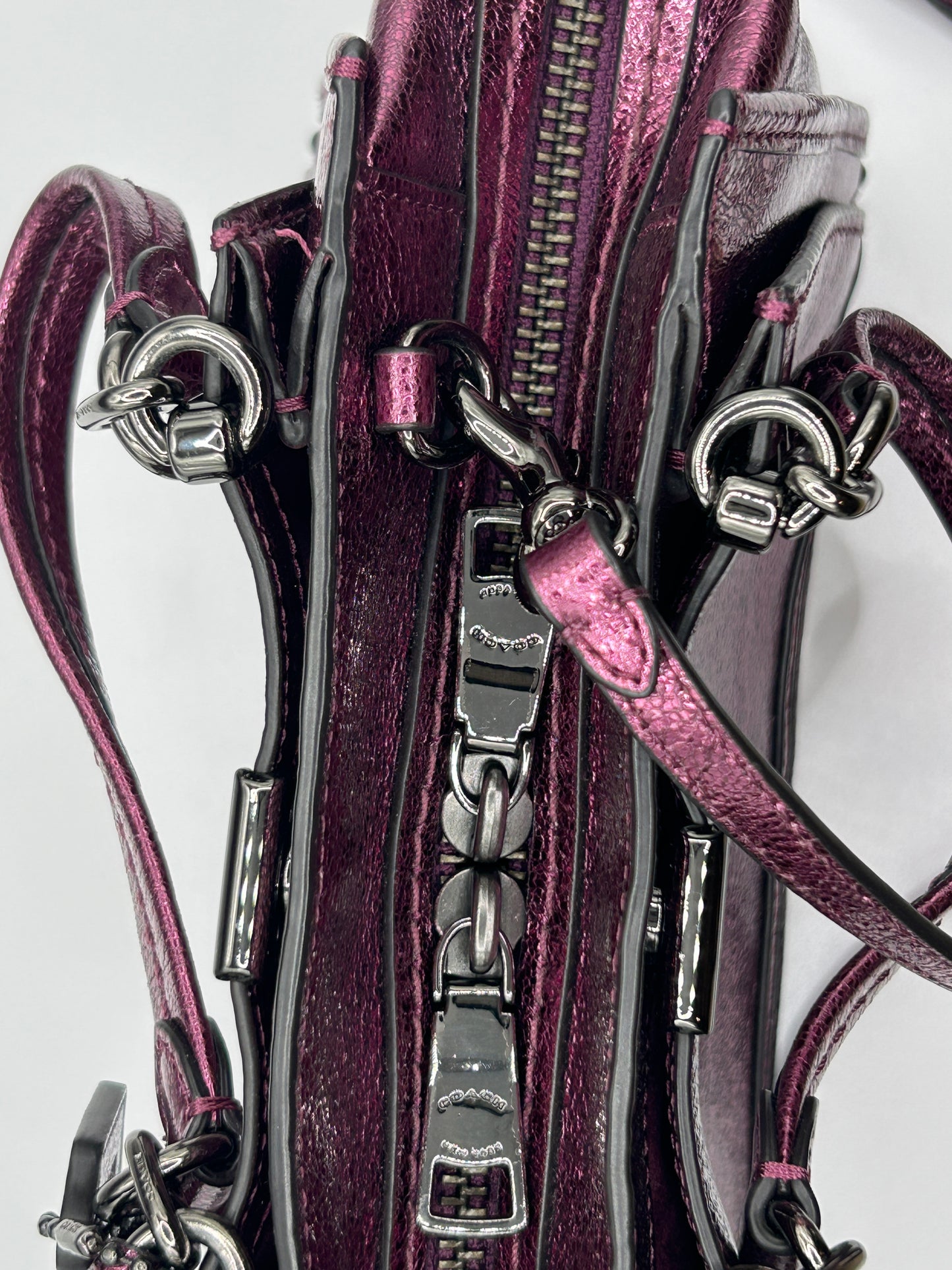 Coach Metallica Leather Dreamer Satchel 21