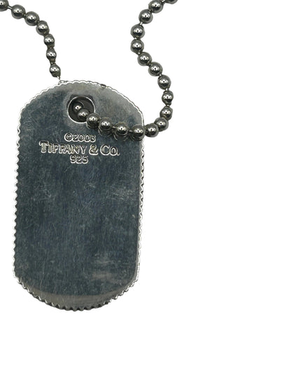 Tiffany & Co. Coin Edge Dog Tag
Necklace Silver