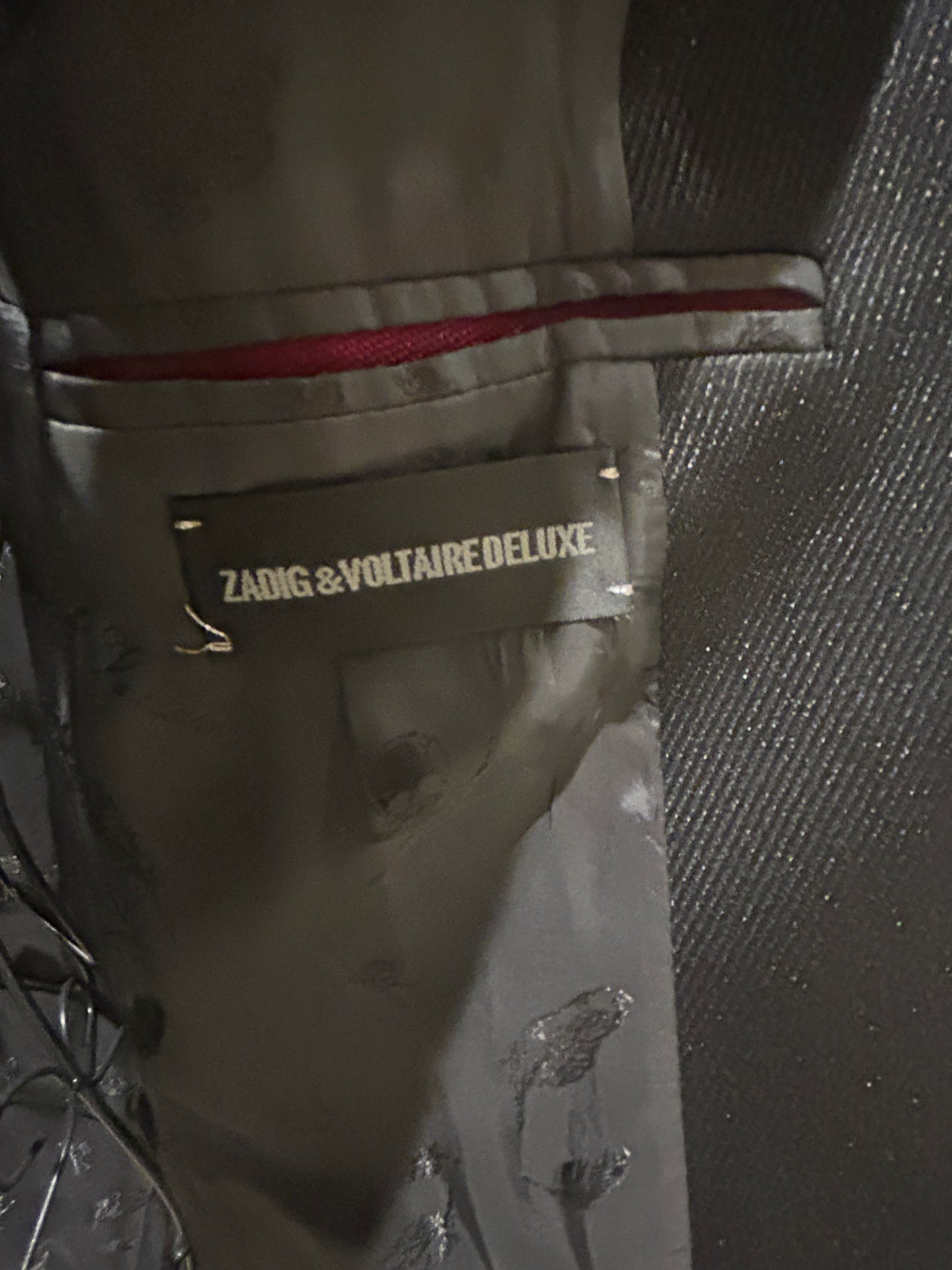 Zadig & Voltaire black May coat -Small