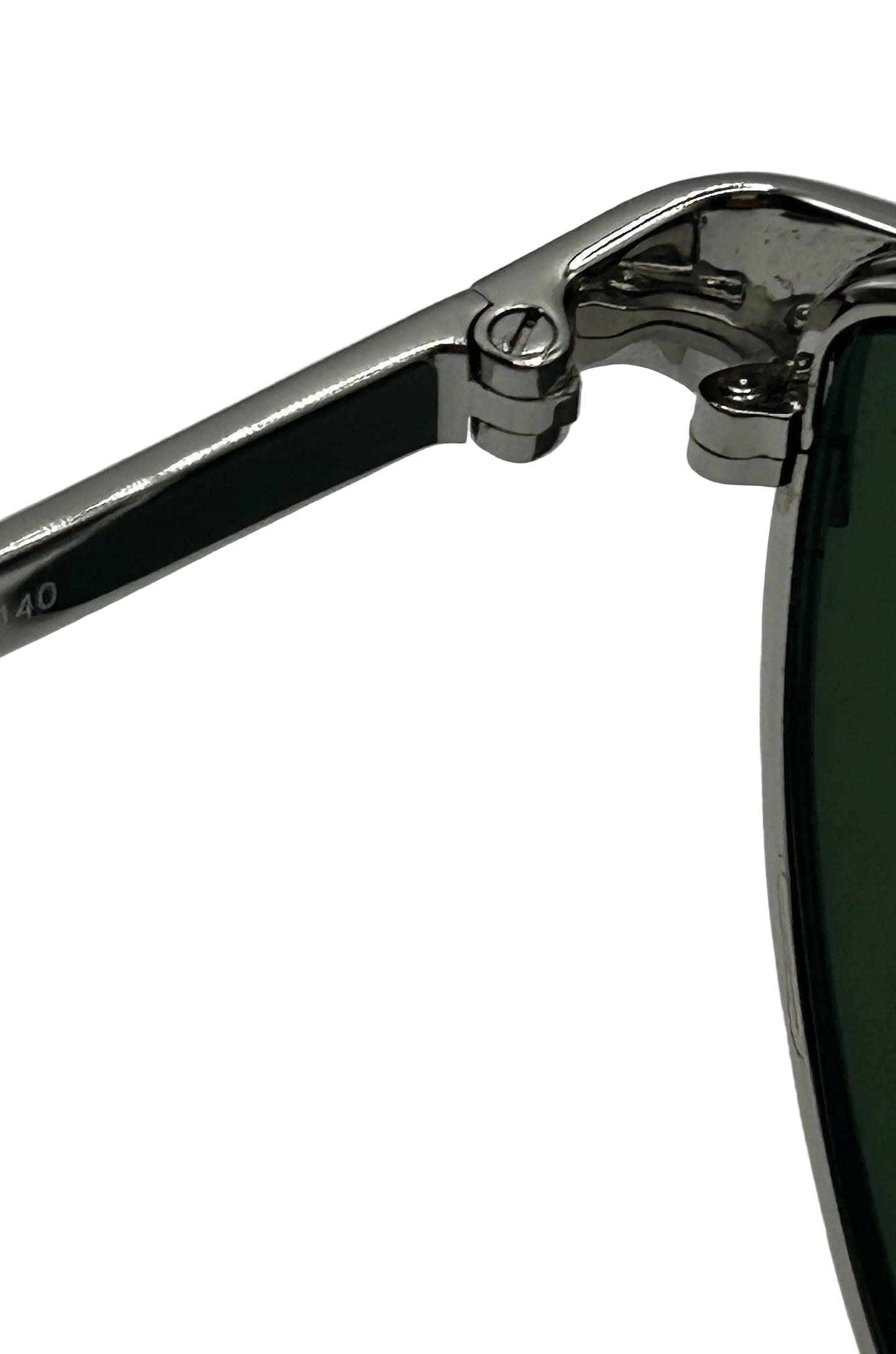 Bottega Veneta Bv1070s Metal Aviator Sunglasses - Silver,Green- unisex