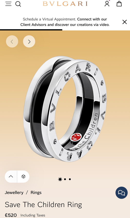 Bulgaria Save The Children Ring