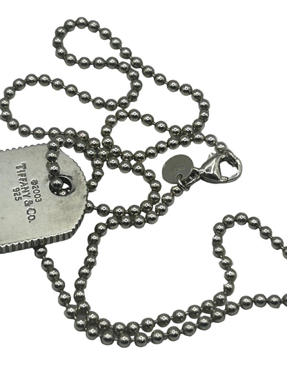 Tiffany & Co. Coin Edge Dog Tag
Necklace Silver