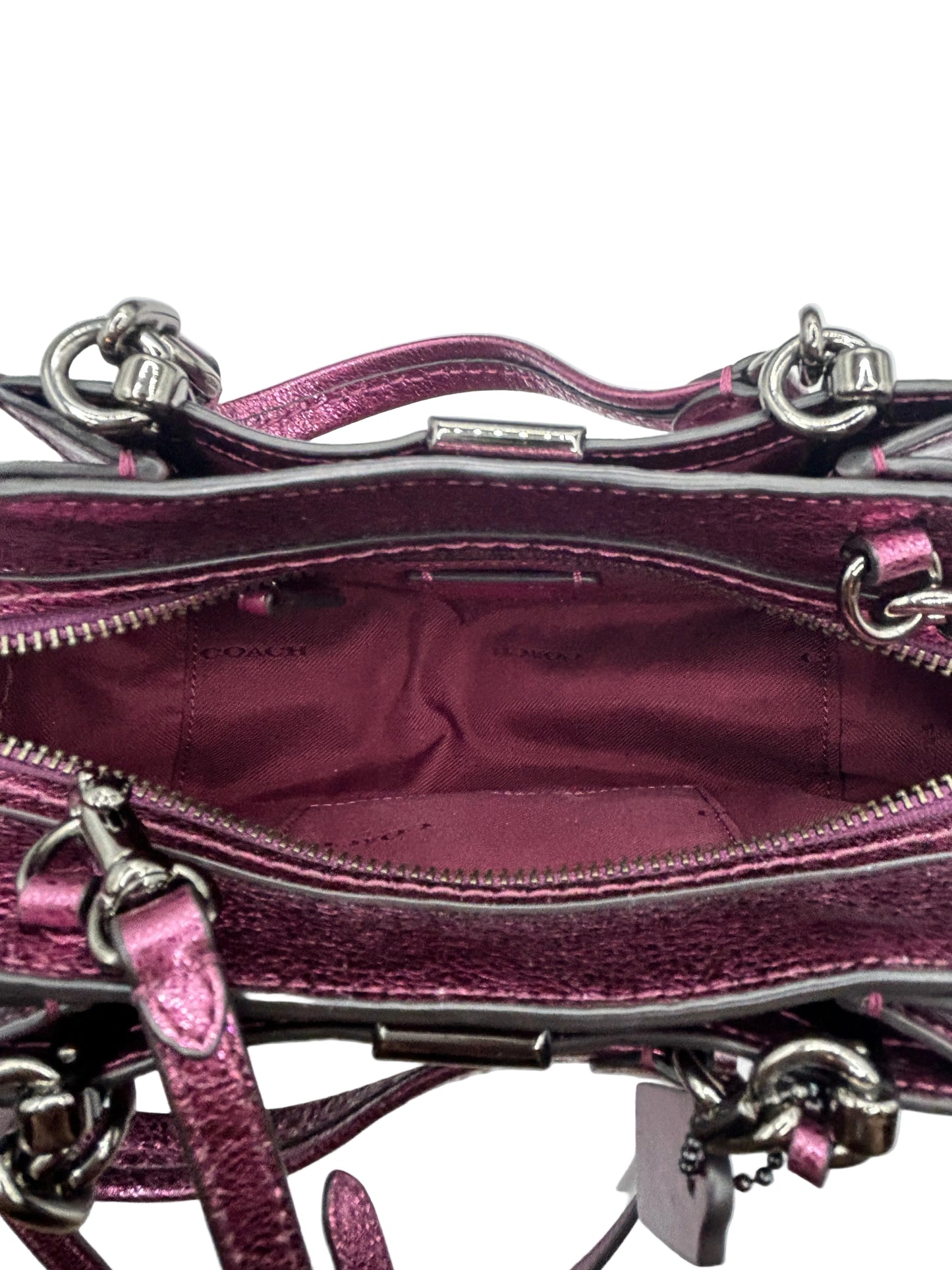 Coach Metallica Leather Dreamer Satchel 21