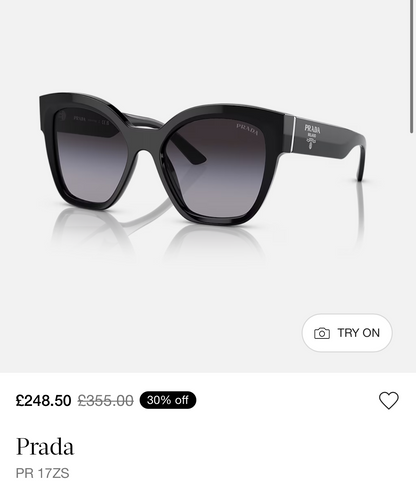 Prada Square Sunglasses
PR 17ZS