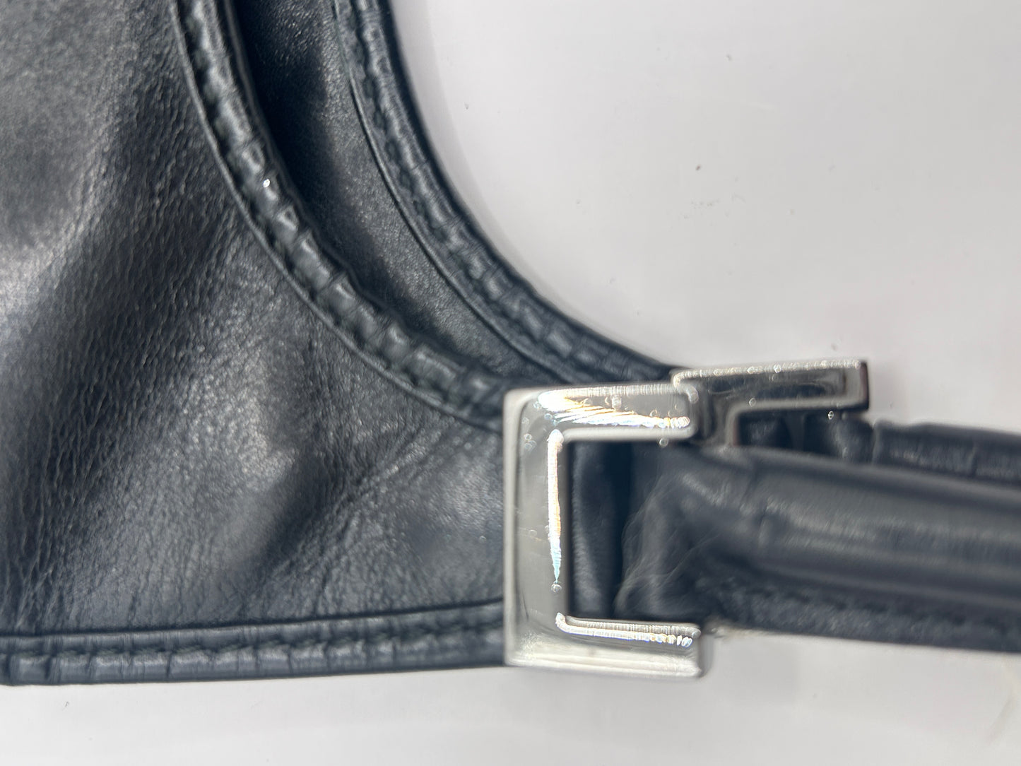 Gucci Jackie Bardot black leather shoulder bag