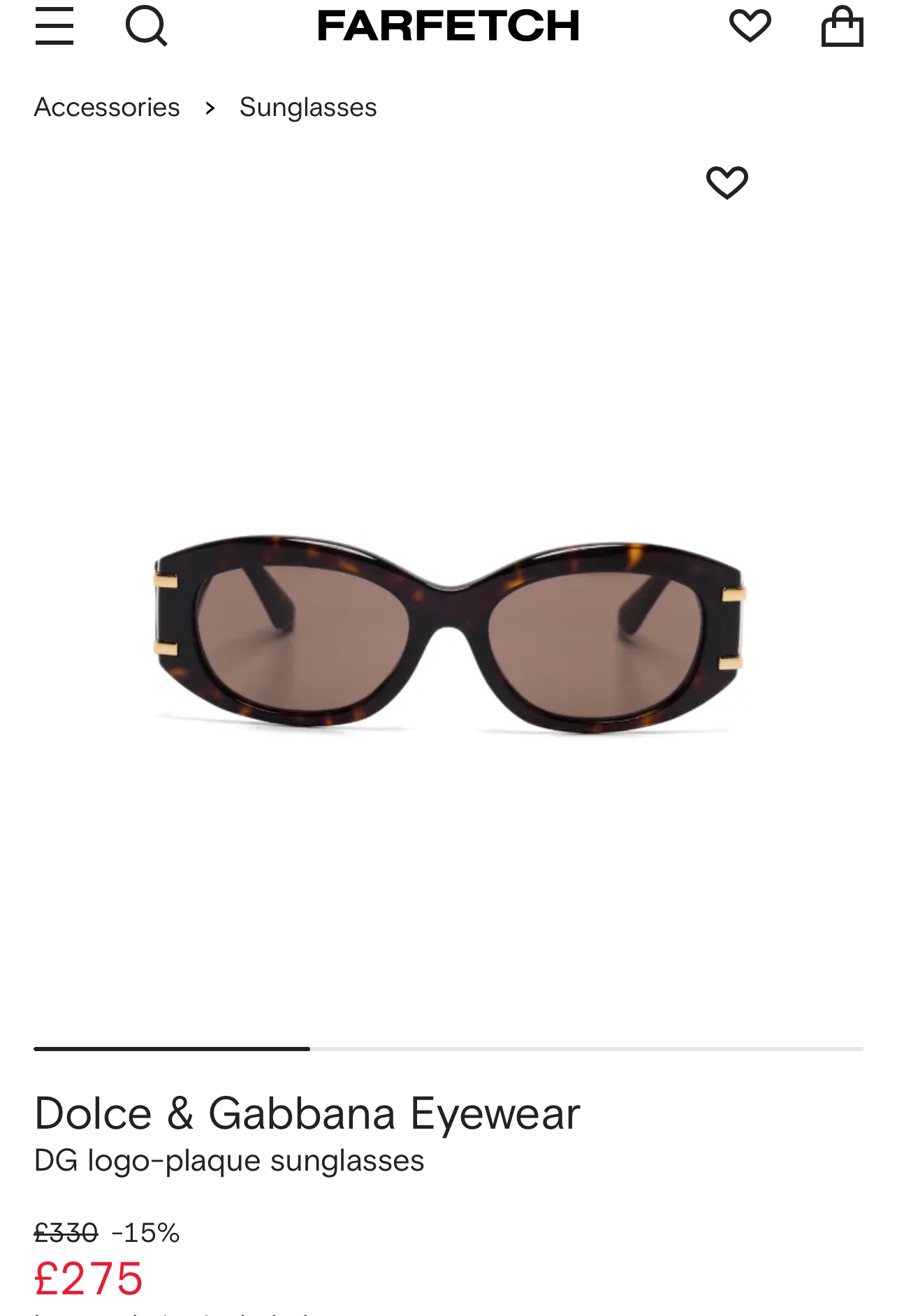 DG logo-plaque sunglasses