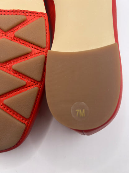 Tory Burch Laila Driver Ballet Flat in Samba leather