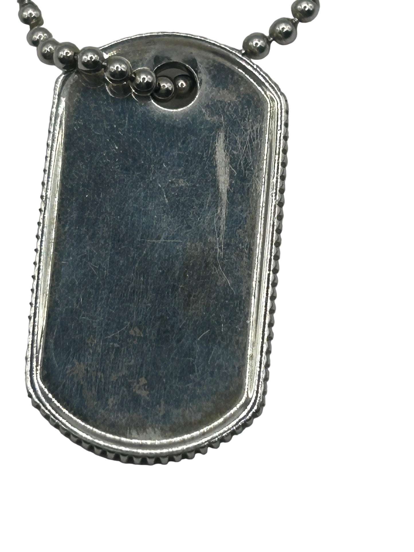 Tiffany & Co. Coin Edge Dog Tag
Necklace Silver