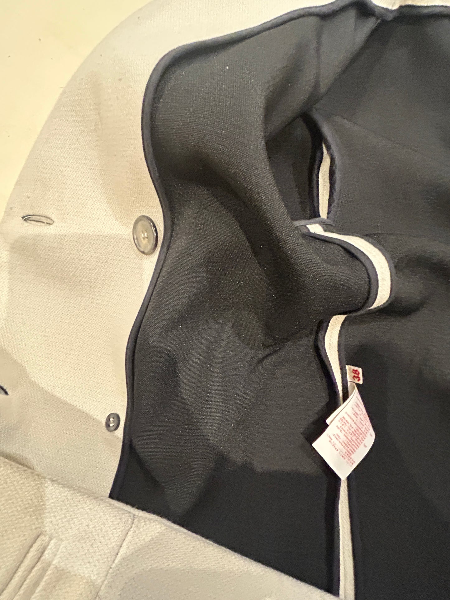 Marni double breasted beige pea coat