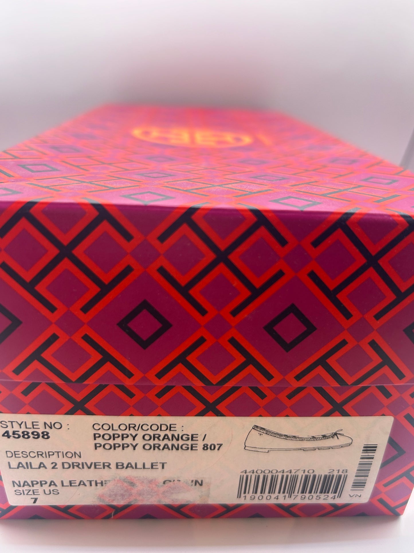 Tory Burch Laila Driver Ballet Flat in Samba leather