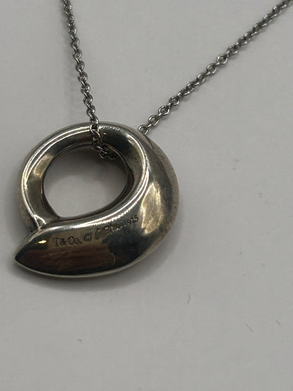 Tiffany & Co. Frank Gehry Fish Circle Pendant Necklace