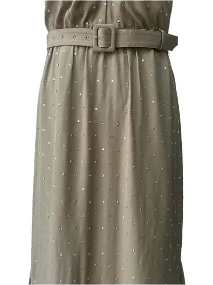SELF-PORTRAIT
Diamante Embellished Crepe Dress