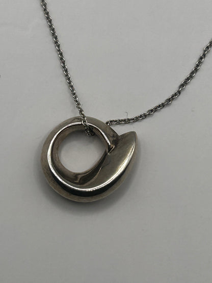 Tiffany & Co. Frank Gehry Fish Circle Pendant Necklace
