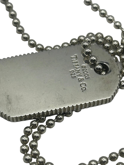 Tiffany & Co. Coin Edge Dog Tag
Necklace Silver