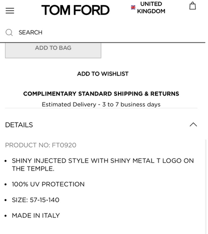 Tom Ford Scarlett Sunglasses