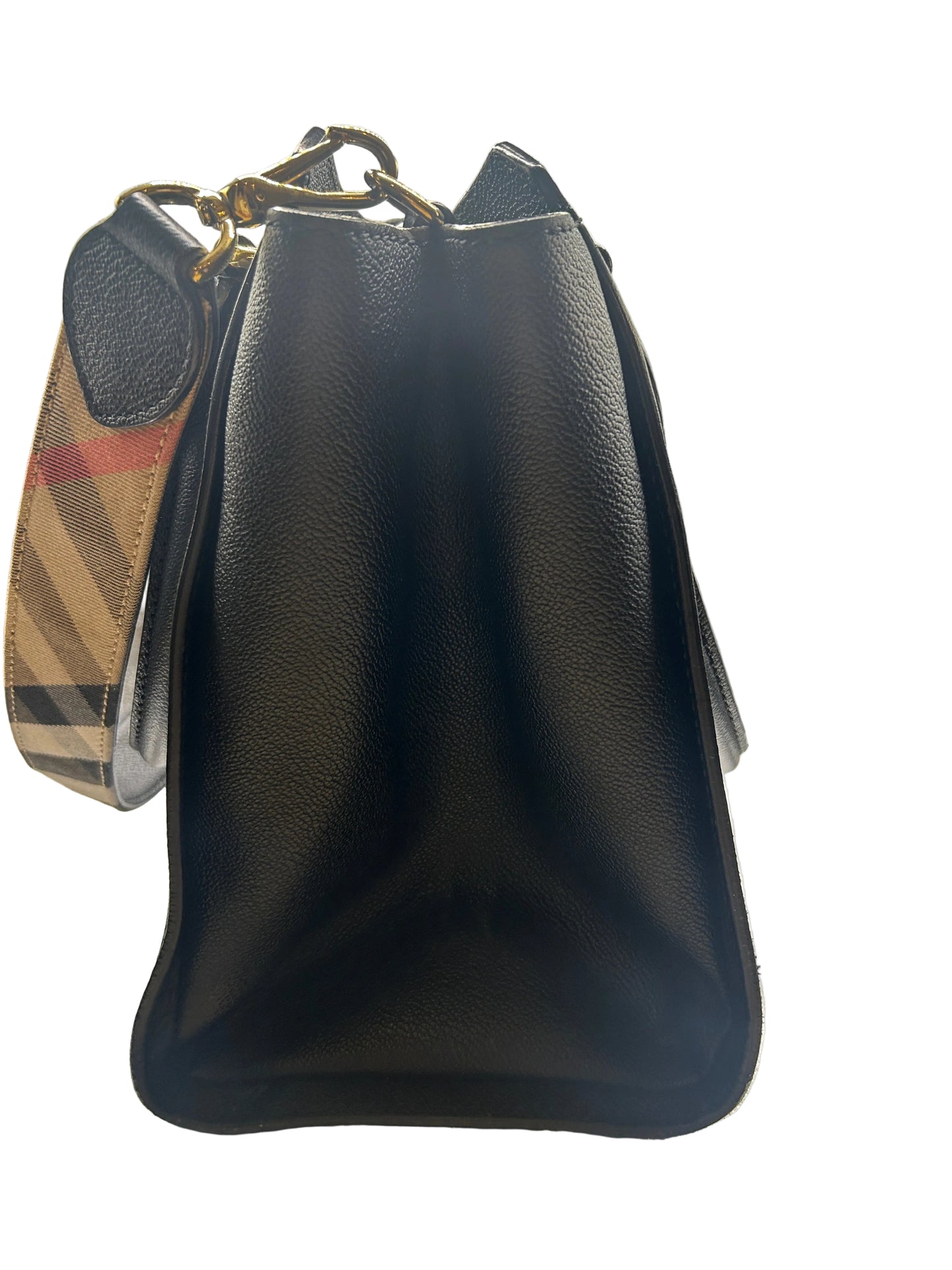 Burberry Buckle Tote Medium Black