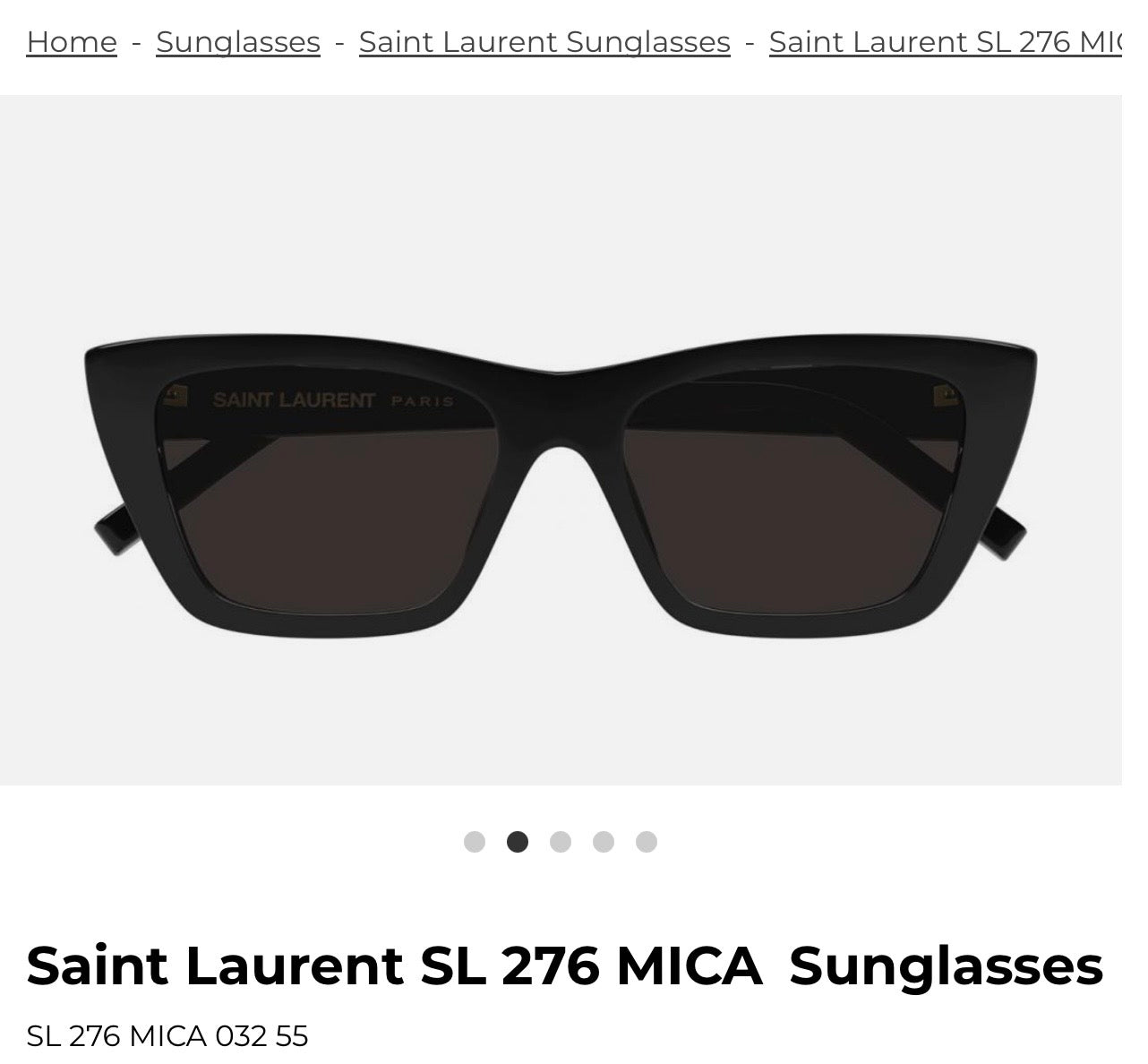 Saint Laurent SL 276 MICA Sunglasses