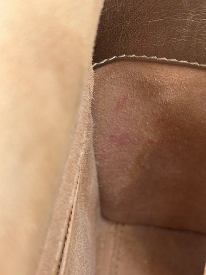 Christian Dior small Lady Dior quilted metallic calfskin leather tote bag