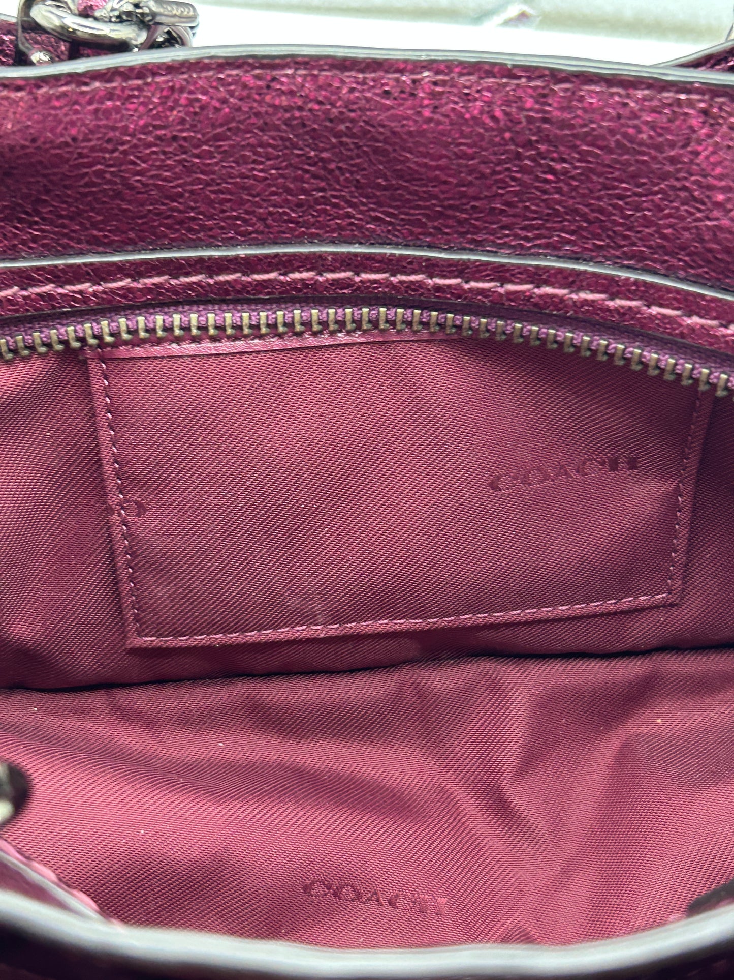 Coach Metallica Leather Dreamer Satchel 21