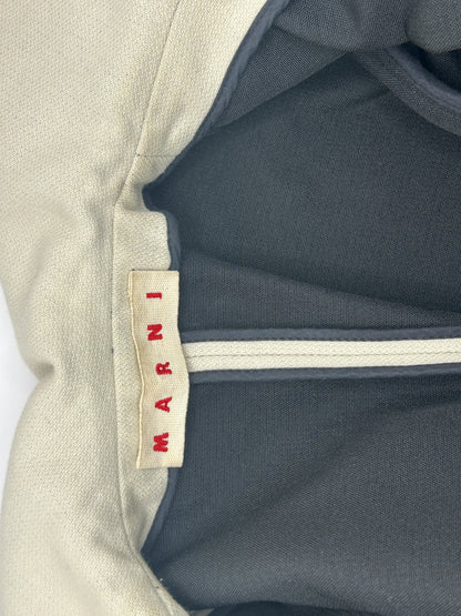 Marni double breasted beige pea coat