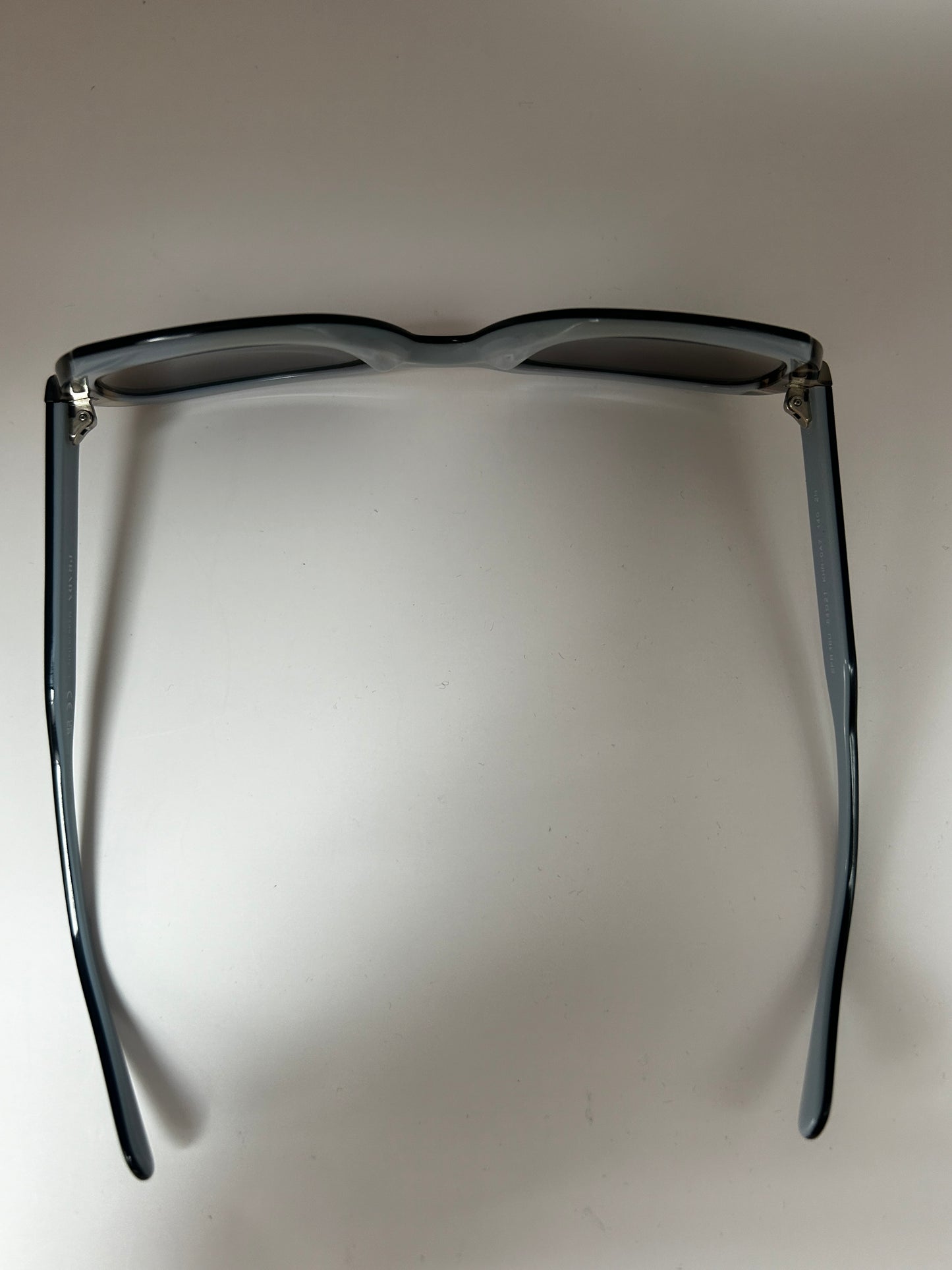 Prada Black/Blue Gradient Square Sunglasses SPR16U-F - 54 mm