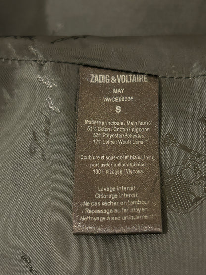 Zadig & Voltaire black May coat -Small